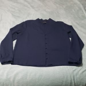 Navy Button Up Shirt